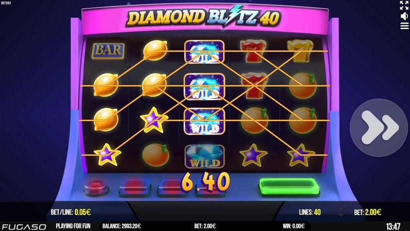 Diamond Blitz 40 slot screen 3