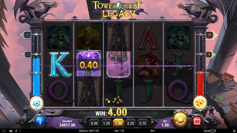 Tower Quest Legacy slot screen 3