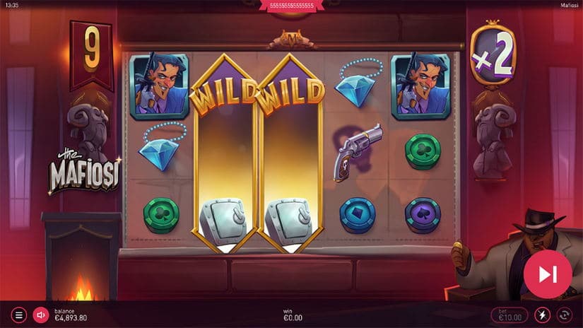 The Mafiosi slot screen 3