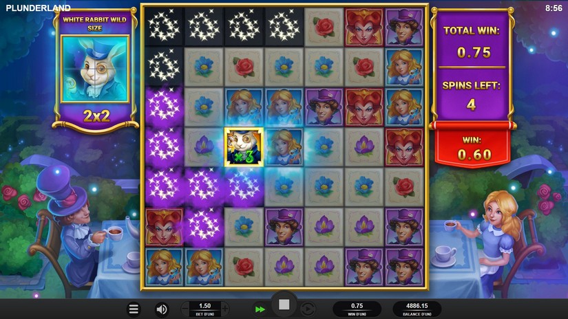 Plunderland slot screen 5