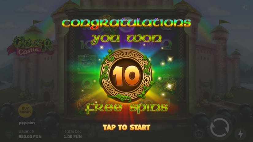 Clover Castle slot screen 3