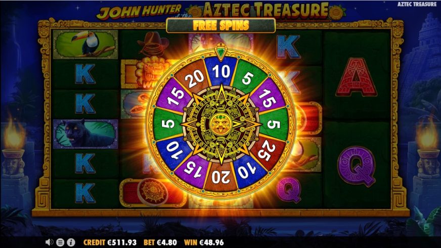 John Hunter and the Aztec Treasure slot screen 4