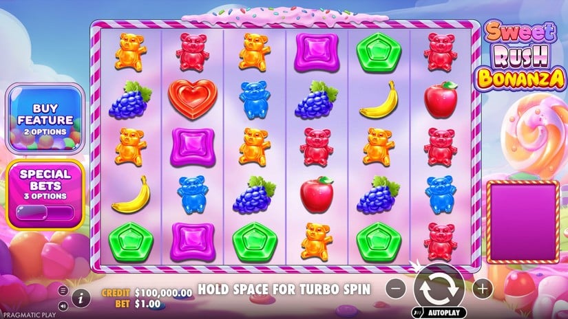Sweet Rush Bonanza slot screen 1