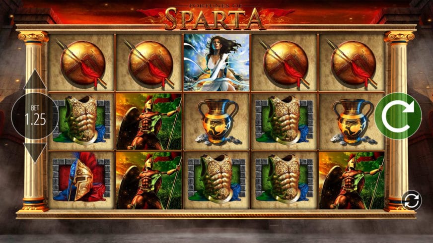 Fortunes of Sparta slot screen 2