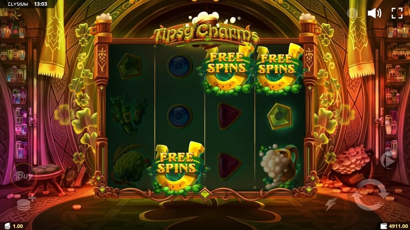 Tipsy Charms slot screen 2