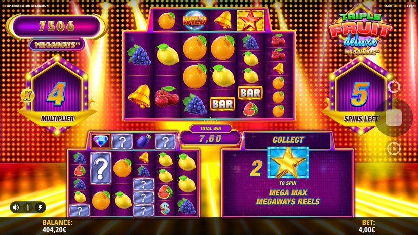 Triple Fruit Deluxe Megaways slot screen 6