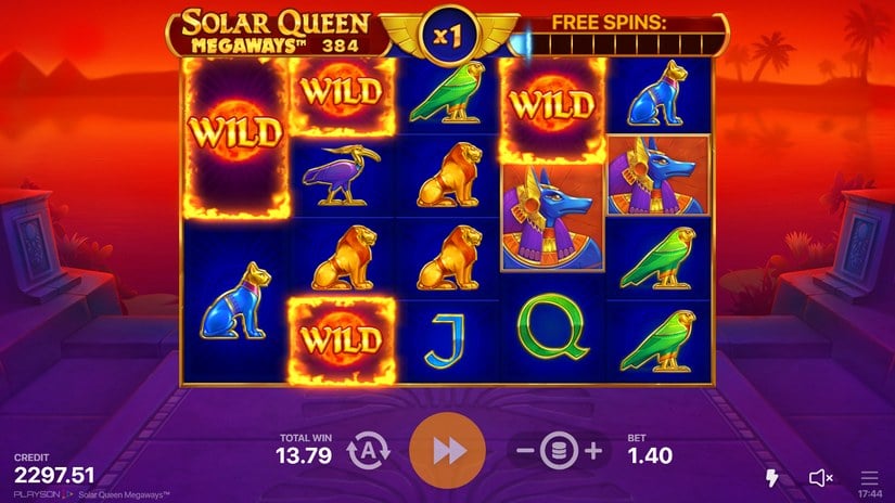 Solar Queen Megaways slot screen 2