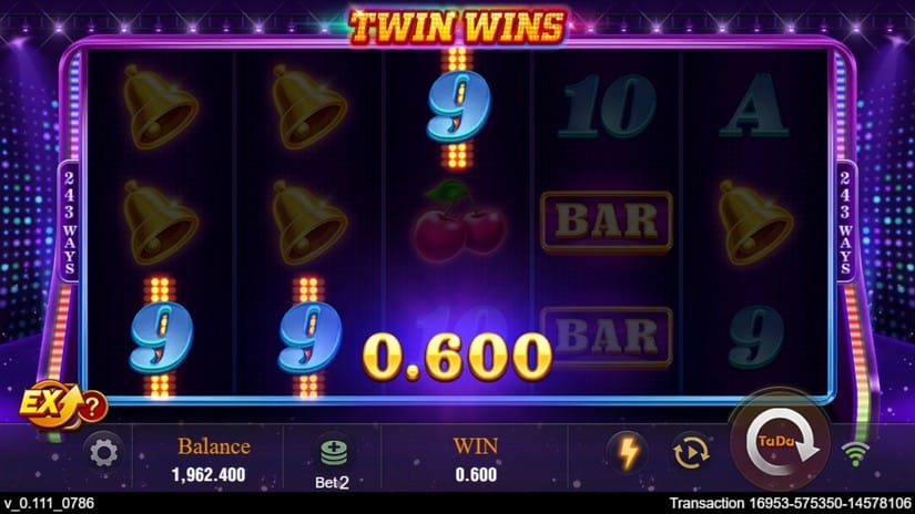 Twin Wins slot screen 4