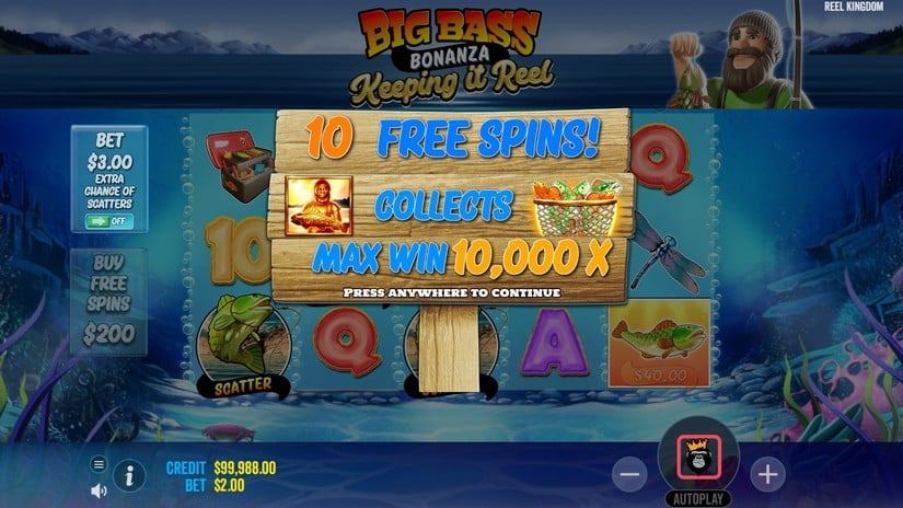 Big Bass – Keeping it Reel slot screen 3