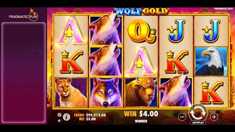 Wolf Gold Power Jackpot slot screen 2