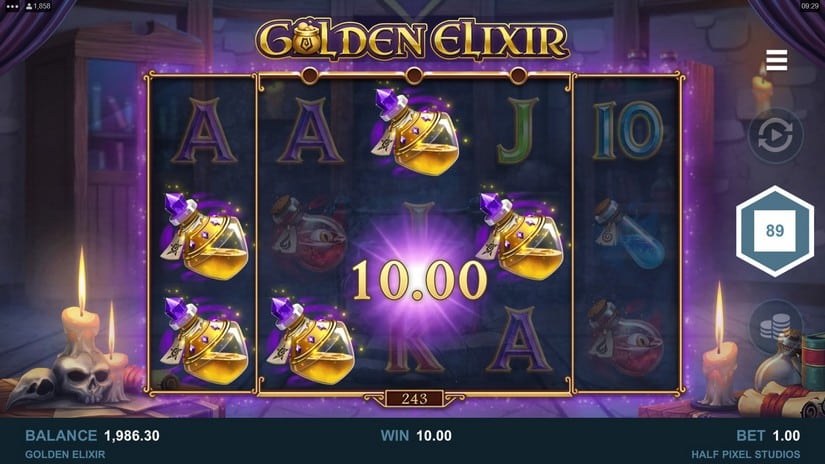 Golden Elixir slot screen 3