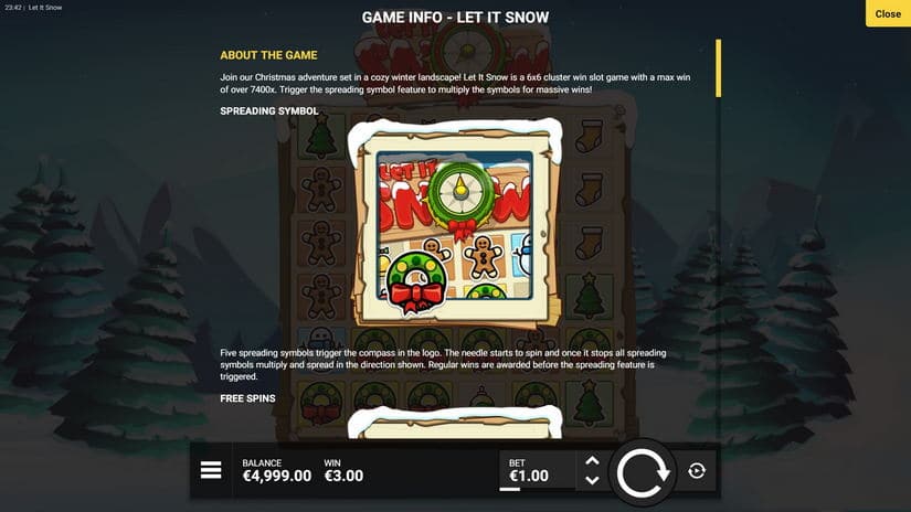 Let It Snow slot screen 4