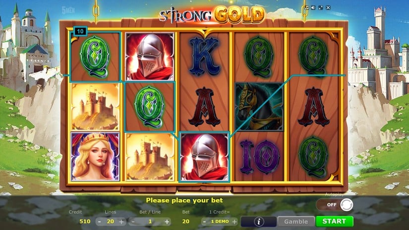 Strong Gold slot screen 4