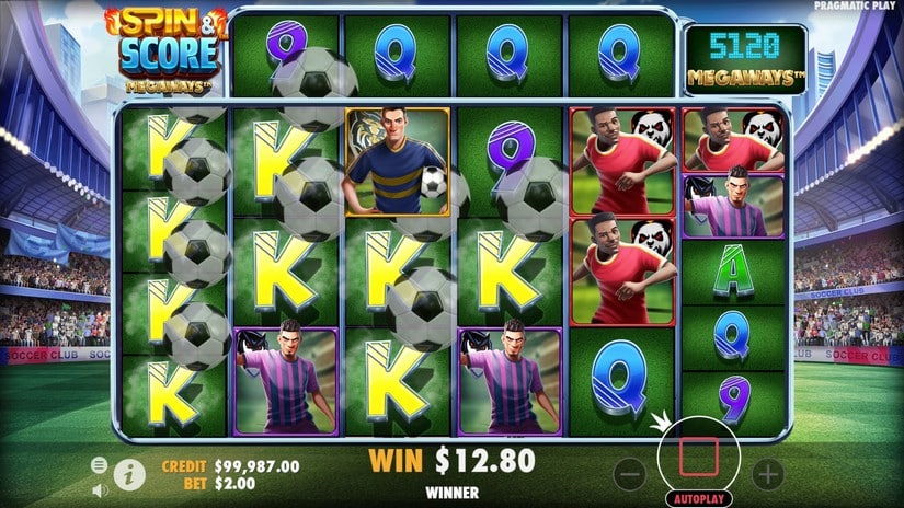 Spin & Score Megaways slot screen 3