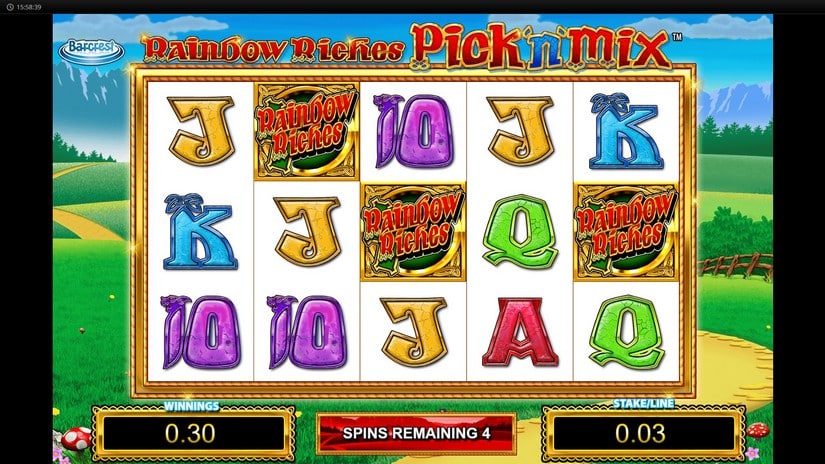 Rainbow Riches Pick and Mix slot screen 3