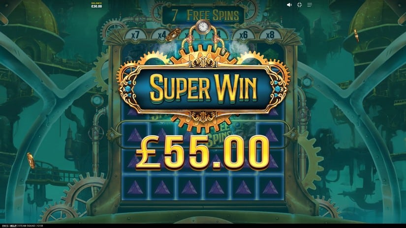 Steam Squad slot screen 6