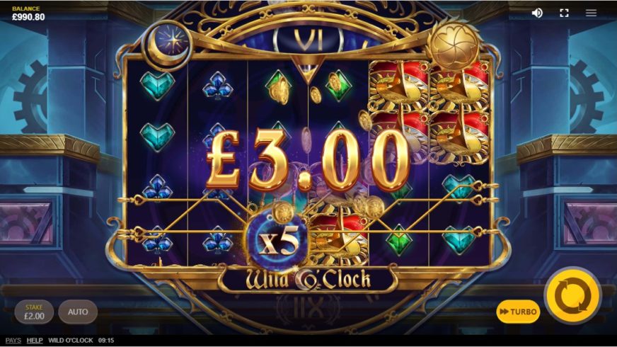 Wild O’Clock slot screen 3