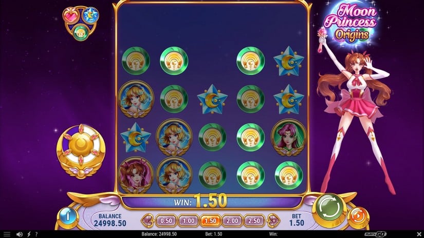 Moon Princess Origins slot screen 2