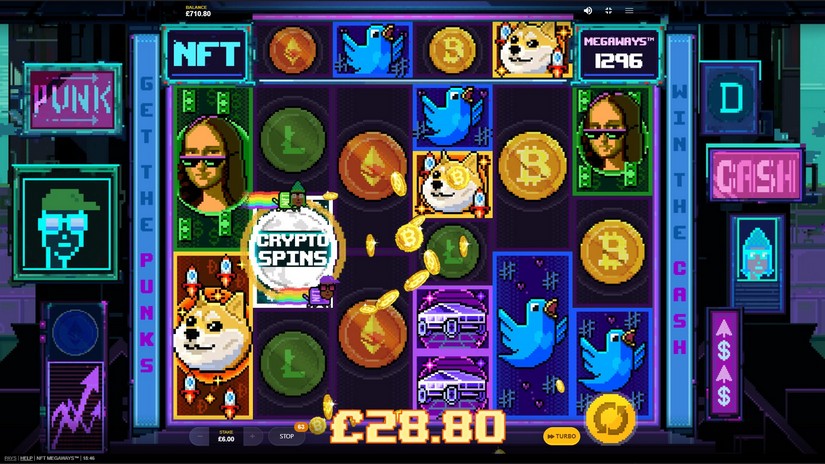 NFT Megaways slot screen 4