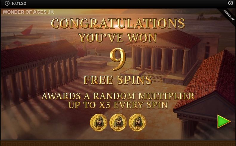 Wonder of Ages slot screen 4