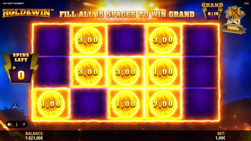 Colt Cash: Hold & Win slot screen 4