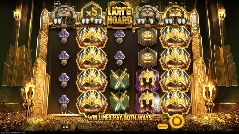 Lion’s Hoard slot screen 5