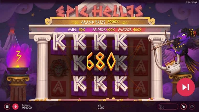 Epic Hellas slot screen 5