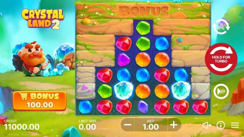 Crystal Land 2 slot screen 1
