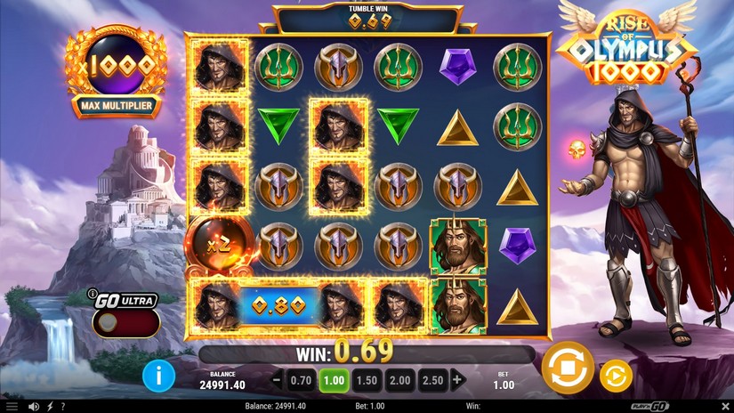 Rise of Olympus 1000 slot screen 2