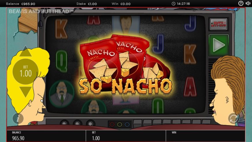 Beavis and Butt-Head slot screen 3