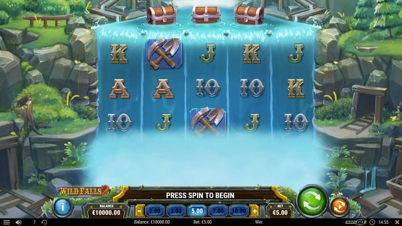 Wild Falls 2 slot screen 1