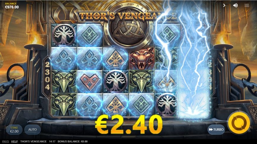 Thors Vengeance slot screen 2