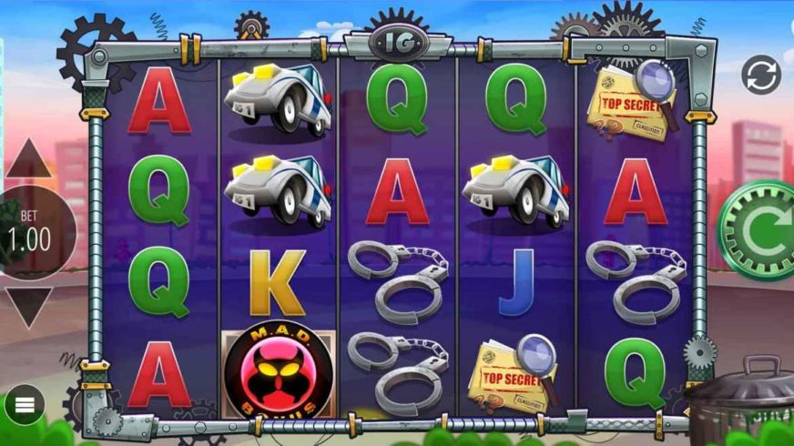 Inspector Gadget slot screen 1