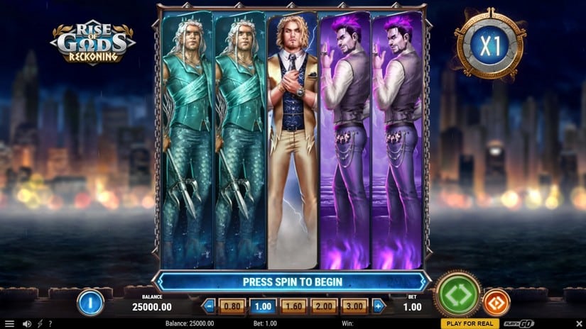 Rise of Gods Reckoning slot screen 1