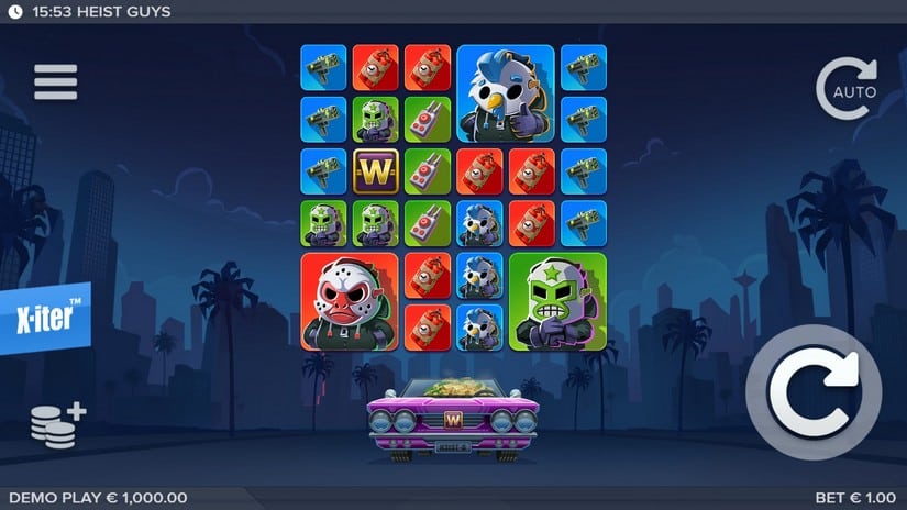 Heist Guys slot screen 1