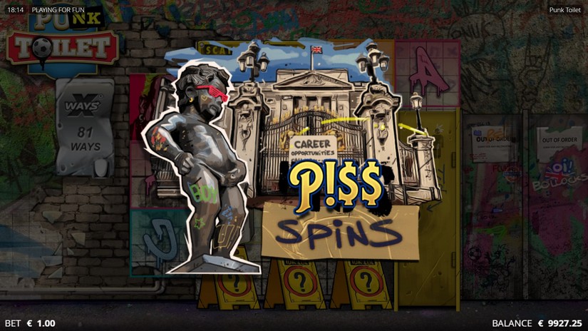 Punk Toilet slot screen 3