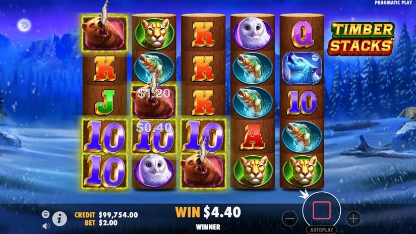 Timber Stacks slot screen 5