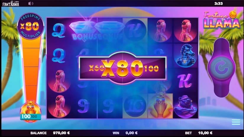 Fortune Llama slot screen 4