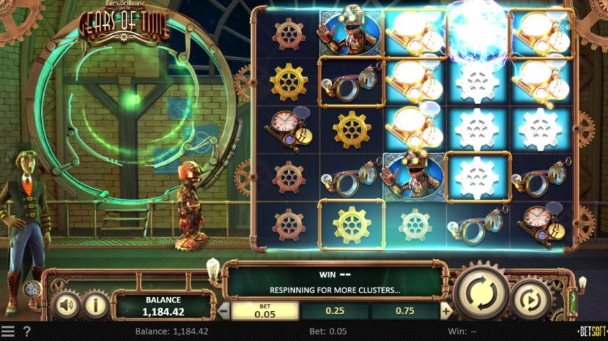 Miles Bellhouse and the Gears of Time slot screen 2