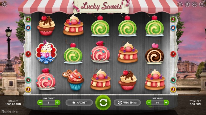 Lucky Sweets slot screen 1