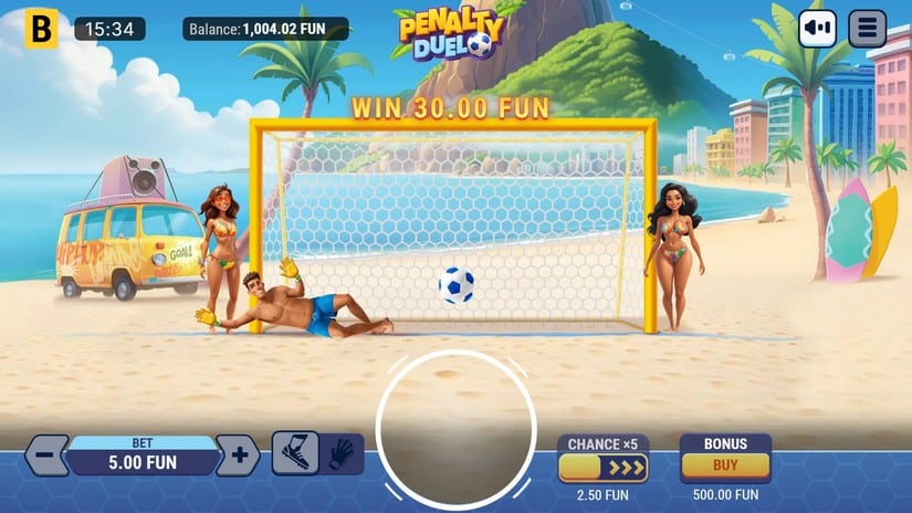 Penalty Duel slot screen 3