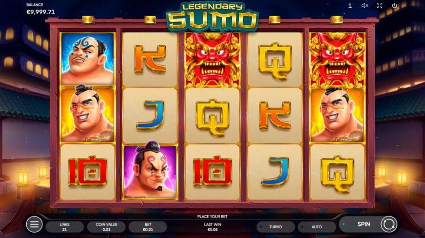 Legendary Sumo slot screen 1