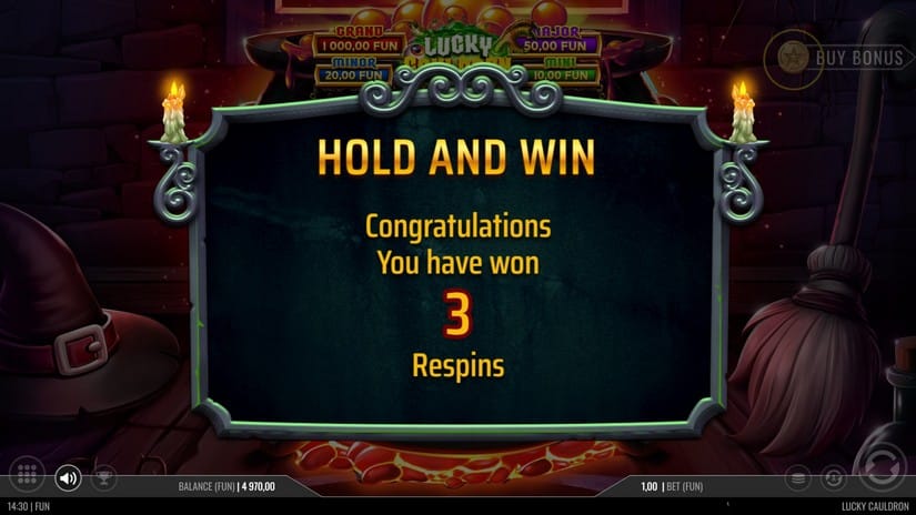 Lucky Cauldron slot screen 3