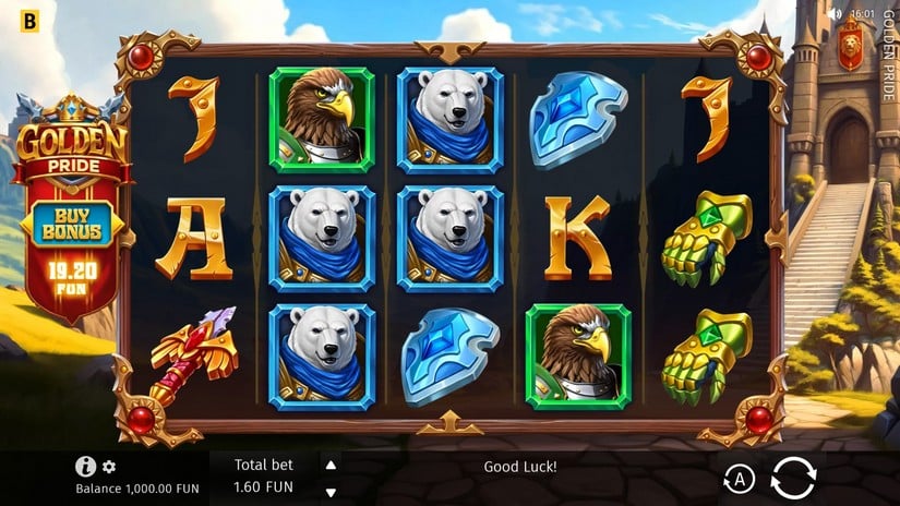 Golden Pride slot screen 2
