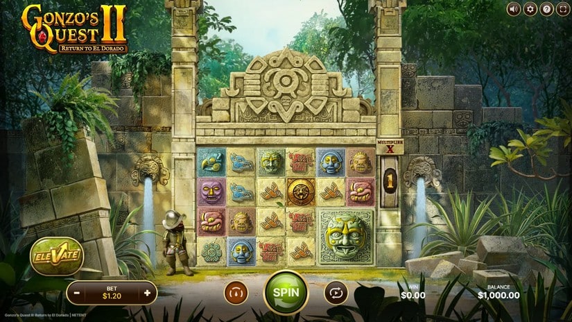 Gonzo’s Quest 2 slot screen 1