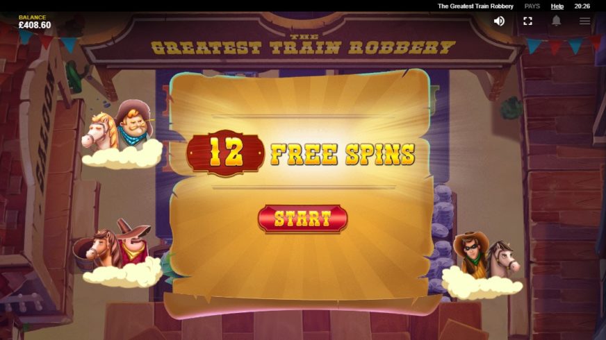 The Greatest Train Robbery slot screen 6