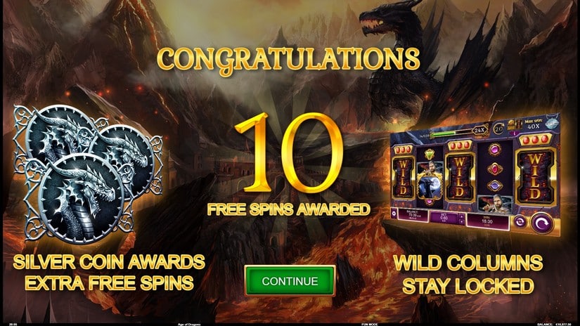 Age of Dragons slot screen 5