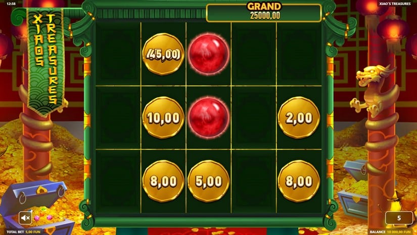Xiao’s Treasures slot screen 4
