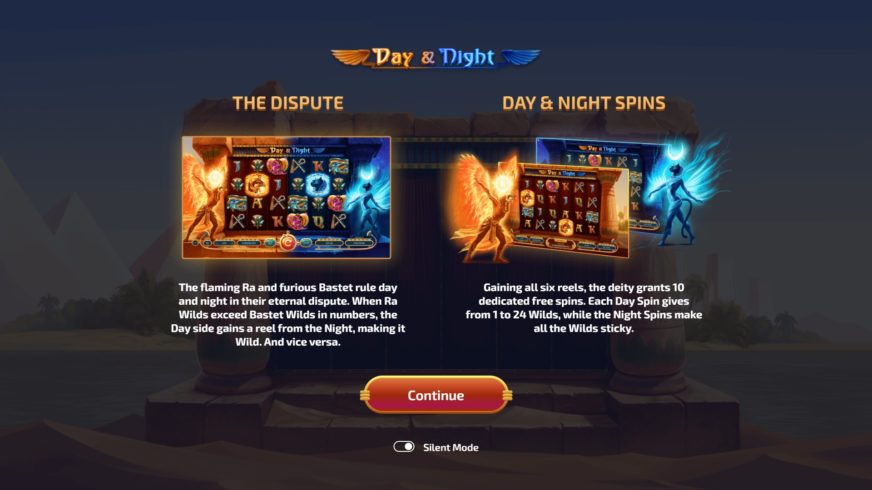 Day And Night slot screen 3