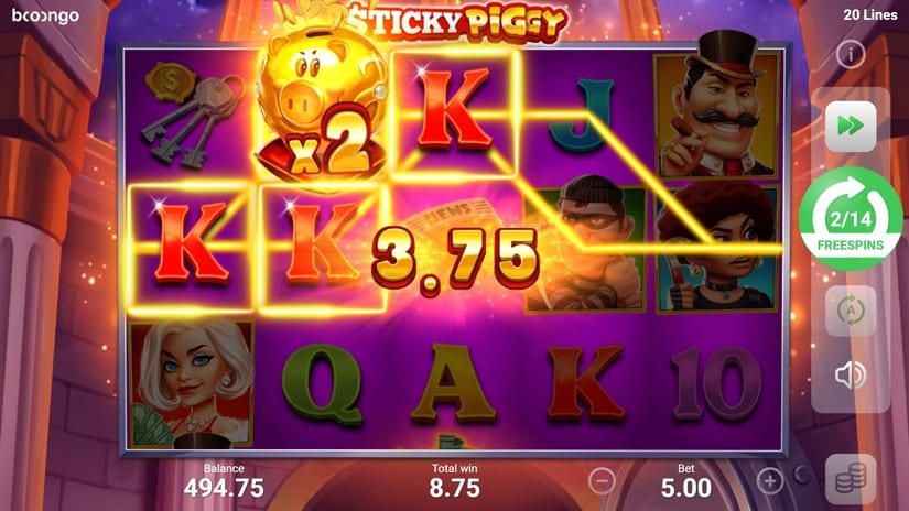Sticky Piggy slot screen 5